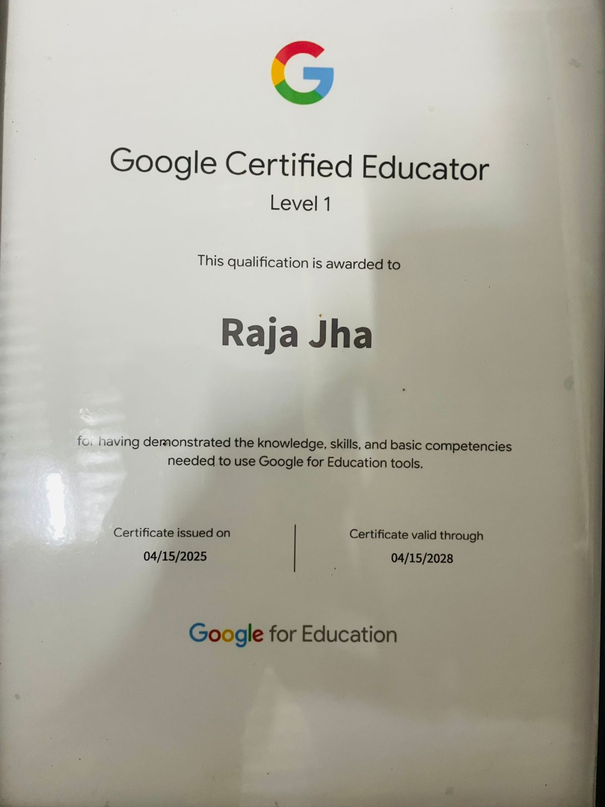 Google Certified